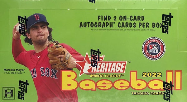 2022 Topps Heritage Minor League Baseball Hobby Box