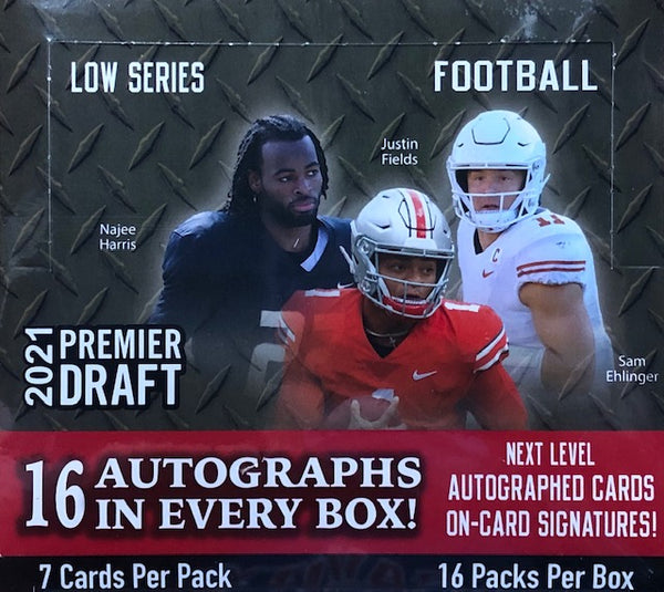 2021 Sage Hit Premier Draft Low Series Football Hobby Box