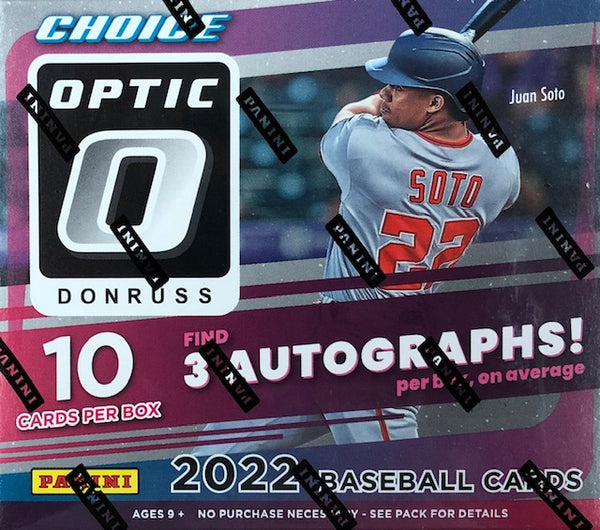 2022 Donruss Optic Choice Baseball Hobby Box