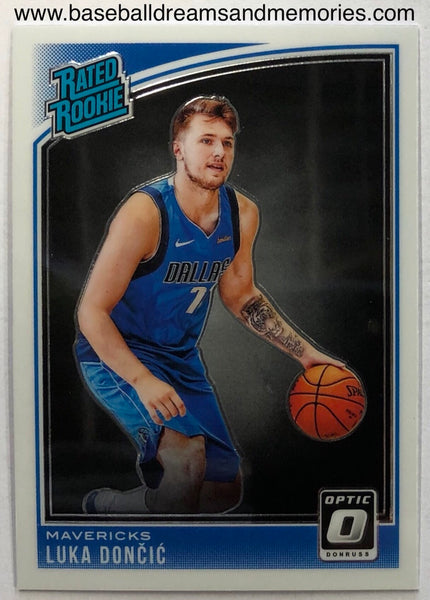 2018-19 Panini Donruss Optic Luka Doncic Rated Rookie Card