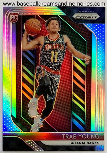 2018-19 Panini Prizm Trae Young Silver Prizm Rookie Card