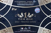 2021 Topps Tier One Baseball Hobby Box