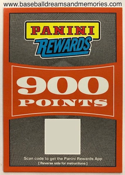 Panini Rewards 900 Points Card