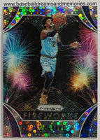 2019-20 Panini Prizm Ja Morant Fast Break Fireworks Card