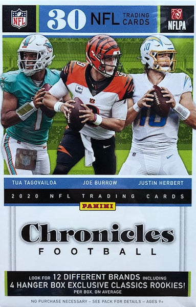 NFL Panini 2021 Contenders Football Trading Card HANGER Box (30