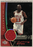 2004-05 Upper Deck Trilogy Michael Jordan The Cutting Edge Jersey Relic Card