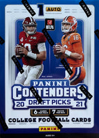 2021 Panini Contenders Draft Picks Football Blaster Box