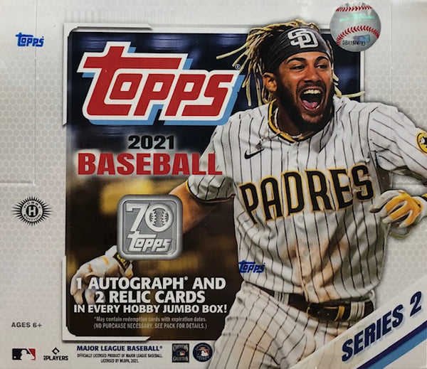 2021 Topps Baseball Series 2 Jumbo Hobby Box