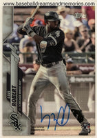 2020 Topps Clearly Authentic Luis Robert Autograph Acetate Rookie Card