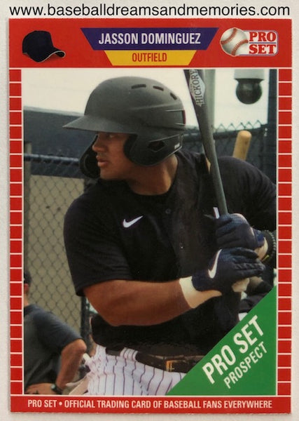 2021 Leaf Pro Set Prospect Jasson Dominguez Card