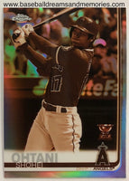 2019 Topps Chrome Shohei Ohtani Sepia Refractor Card