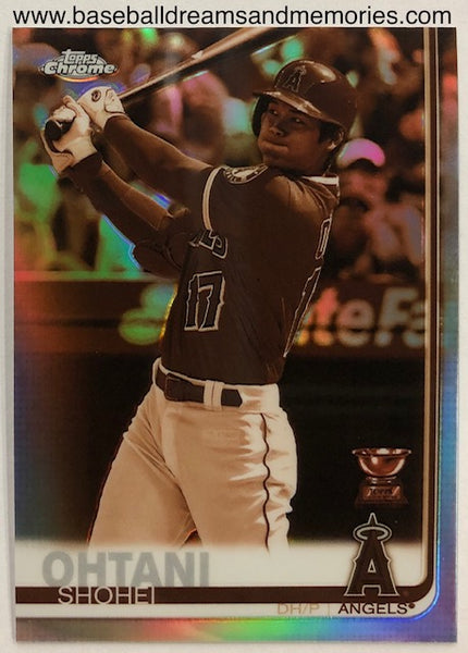 2019 Topps Chrome Shohei Ohtani Sepia Refractor Card