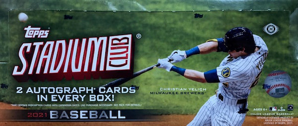 2021 Topps Stadium Club Baseball Hobby Box