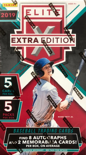 2019 Panini Elite Extra Edition Baseball Hobby Box