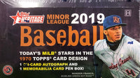 2019 Topps Heritage Minor League Baseball Hobby Box