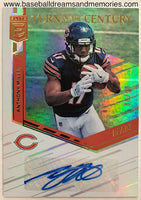 2018 Panini Elite Anthony Miller Turn Of The Century Autograph Card Serial Numbered 88/99