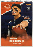 2021 Panini Instant Justin Fields Chicago Bears Rookie Card