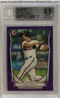 2014 Bowman Prospects Jose Abreu Purple Card Graded BGS 8.5 NM-MT+