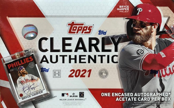 2021 Topps Clearly Authentic Baseball Hobby Box