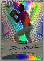 2013 Leaf Draft Tim Anderson Autograph Card