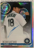 2019 Topps Chrome Yusei Kikuchi Autograph Rookie Card Serial NUmbered 497/499