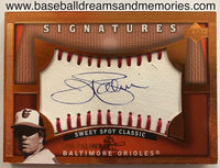 2005 Upper Deck Sweet Spot Classic Jim Palmer Autograph Card