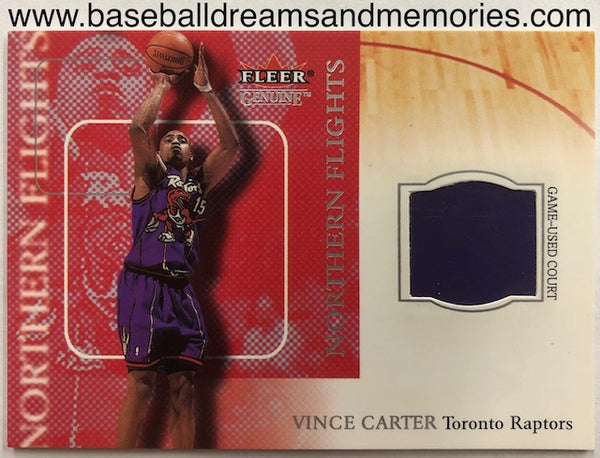 2002-03 Fleer Platinum Portraits Game Worn Jerseys #VC Vince Carter - All  Purple Jersey - NM-MT