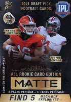 2021 Wild Card Matte Football Mega Box (Black)