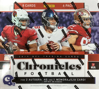 2019 Panini Chronicles Football Hobby Box