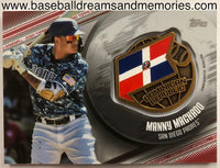 2020 Topps Manny Machado Dominican Republic Global Game Medallion Card Serial Numbered 07/10