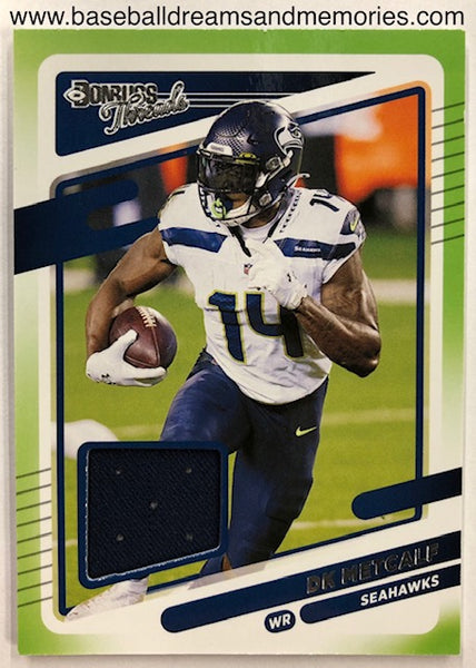 2021 Panini Donruss DK Metcalf Threads Jersey Card