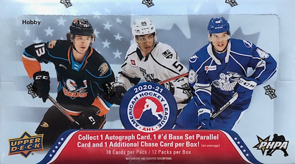 2020-21 Upper Deck AHL Hockey Hobby Box