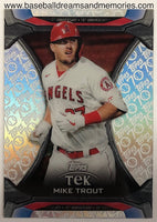 2021 Topps Tek 70th Anniversary Mike Trout Card