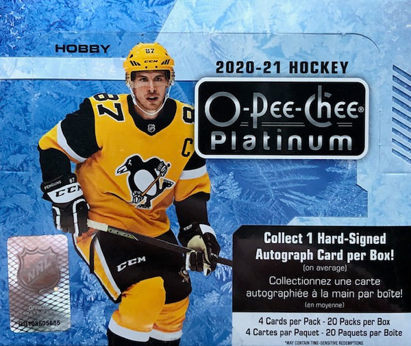 2020-21 Upper Deck O-Pee-Chee Platinum Hockey Hobby Box