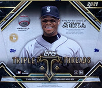 2021 Topps Triple Threads Baseball Hobby Box (2 Mini Boxes)