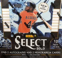 2020 Panini Select Baseball Hobby Box