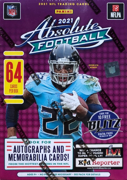 2021 Panini Absolute Football Blaster Box