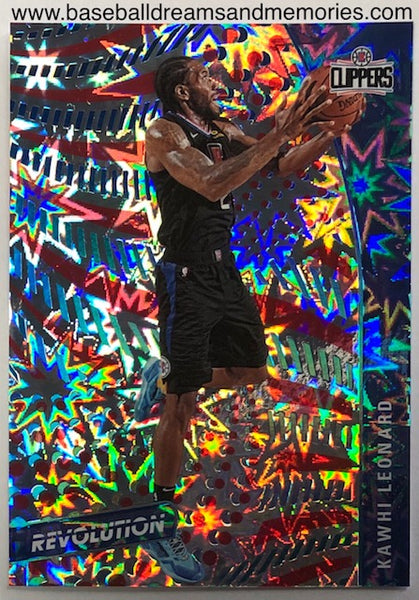 2020-21 Panini Revolution Kawhi Leonard Impact Parallel Card Serial Numbered 030/149