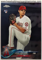 2018 Topps Chrome Shohei Ohtani Rookie Card