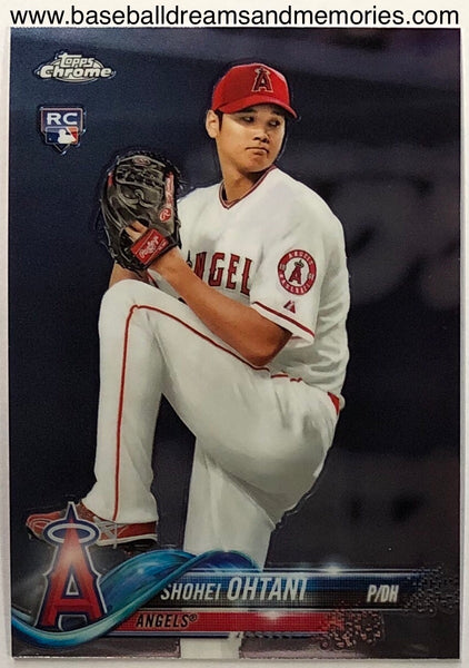 2018 Topps Chrome Shohei Ohtani Rookie Card