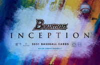 2021 Bowman Inception Baseball Hobby Box