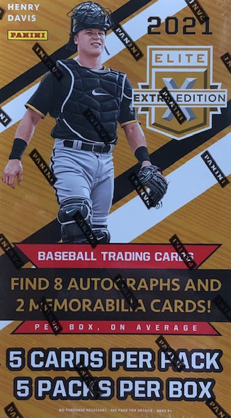 2021 Panini Elite Extra Edition Baseball Hobby Box