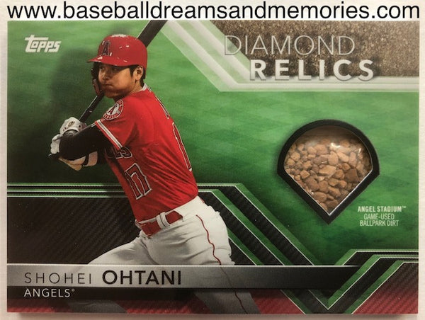 2020 Topps Opening Day Shohei Ohtani Diamond Relics Ballpark Dirt Card