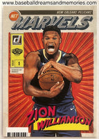 2019-20 Panini Donruss Zion Williamson Net Marvels Card