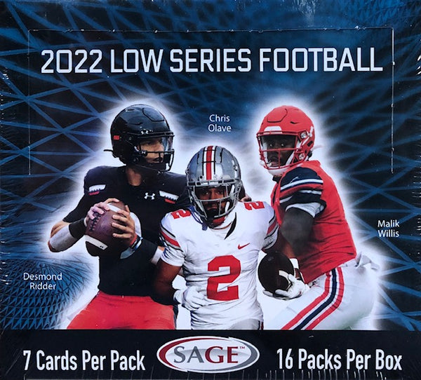 2022 Sage Football Low Series Hobby Box