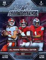 2021 Wild Card Alumination Draft Picks All Rookie Football Hobby Box