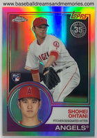 2018 Topps Chrome Shohei Ohtani 1983 Refractor Rookie Card