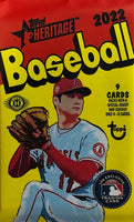 2022 Topps Heritage Baseball Hobby Pack