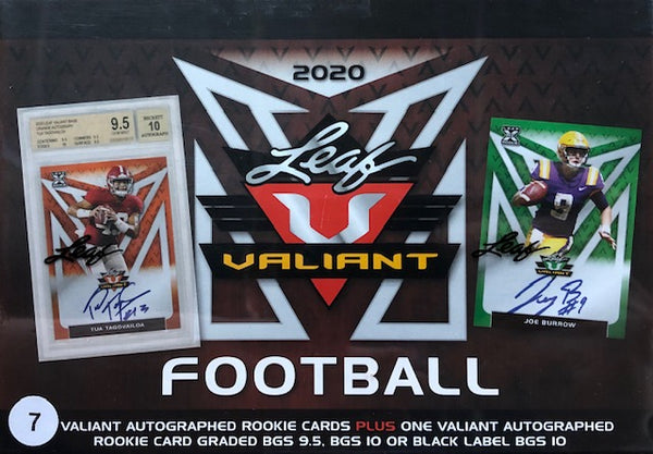 2020 Leaf Valiant Football Hobby Box