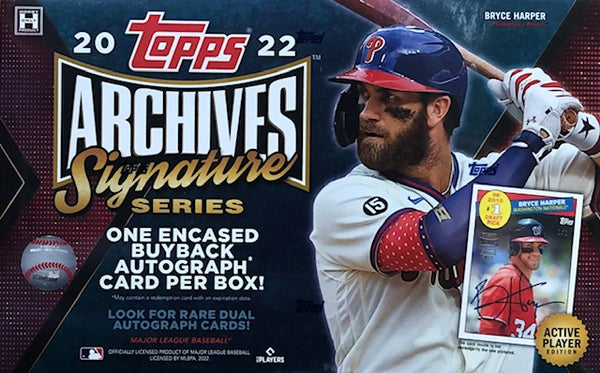 2022 Topps Archives Signature Series Baseball Hobby Box